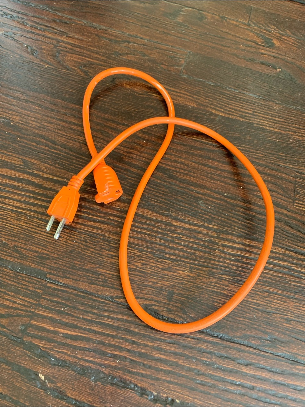 4 ft. Outdoor Extension Cord - 16/3 AWG Short Grounded Orange Power Cable